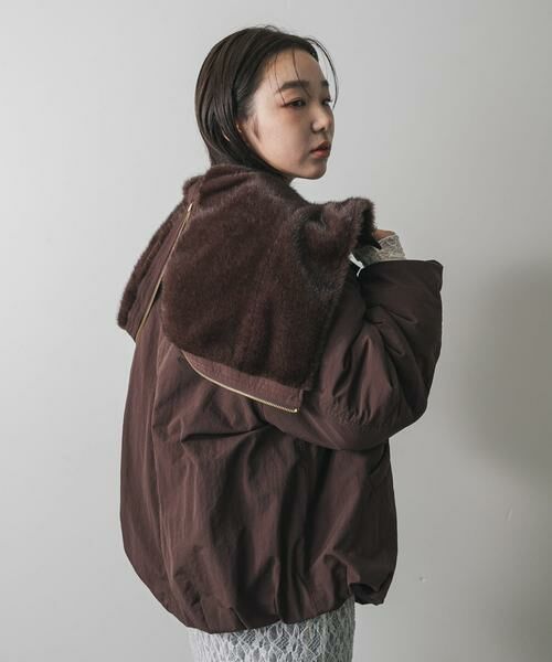 SENSE OF PLACE by URBAN RESEARCH / センスオブプレイス バイ アーバンリサーチ ブルゾン | ファーエリバルーンブルゾン | 詳細5