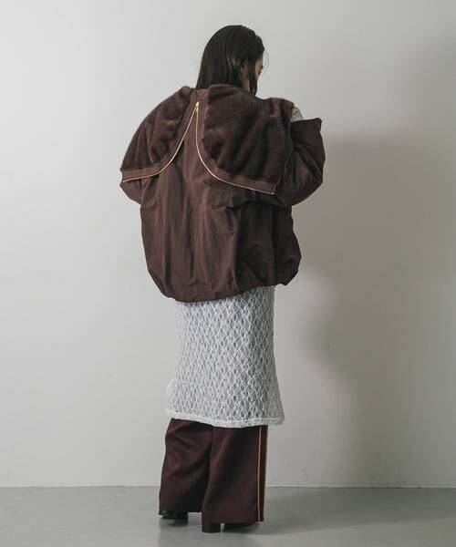 SENSE OF PLACE by URBAN RESEARCH / センスオブプレイス バイ アーバンリサーチ ブルゾン | ファーエリバルーンブルゾン | 詳細7