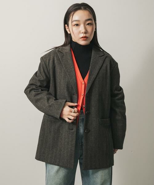SENSE OF PLACE by URBAN RESEARCH / センスオブプレイス バイ アーバンリサーチ その他アウター | ジャージーメルトンテーラード | 詳細1