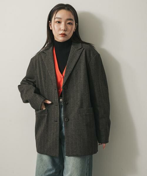 SENSE OF PLACE by URBAN RESEARCH / センスオブプレイス バイ アーバンリサーチ その他アウター | ジャージーメルトンテーラード | 詳細2