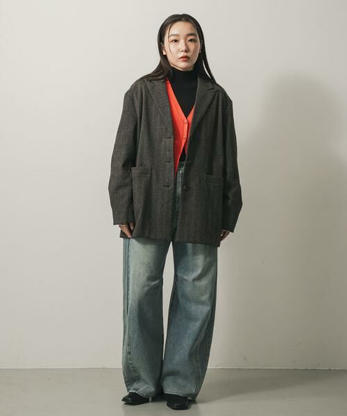 SENSE OF PLACE by URBAN RESEARCH / センスオブプレイス バイ アーバンリサーチ その他アウター | ジャージーメルトンテーラード | 詳細3