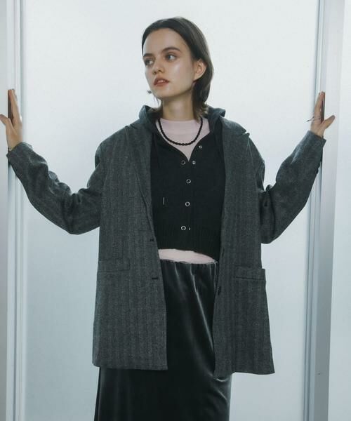 SENSE OF PLACE by URBAN RESEARCH / センスオブプレイス バイ アーバンリサーチ その他アウター | ジャージーメルトンテーラード | 詳細21