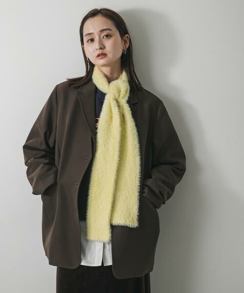 SENSE OF PLACE by URBAN RESEARCH / センスオブプレイス バイ アーバンリサーチ マフラー・ショール・スヌード・ストール | シャギーナローストール | 詳細1