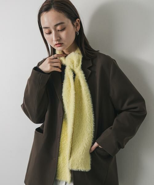 SENSE OF PLACE by URBAN RESEARCH / センスオブプレイス バイ アーバンリサーチ マフラー・ショール・スヌード・ストール | シャギーナローストール | 詳細2