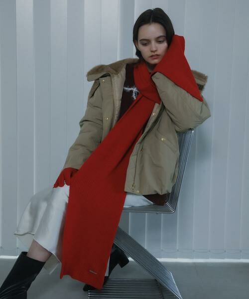 SENSE OF PLACE by URBAN RESEARCH / センスオブプレイス バイ アーバンリサーチ マフラー・ショール・スヌード・ストール | モチモチニットストール | 詳細2