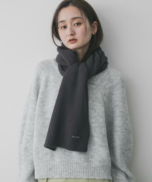 SENSE OF PLACE by URBAN RESEARCH / センスオブプレイス バイ アーバンリサーチ マフラー・ショール・スヌード・ストール | モチモチニットストール | 詳細20