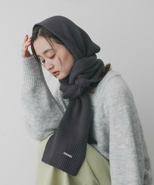 SENSE OF PLACE by URBAN RESEARCH / センスオブプレイス バイ アーバンリサーチ マフラー・ショール・スヌード・ストール | モチモチニットストール | 詳細21