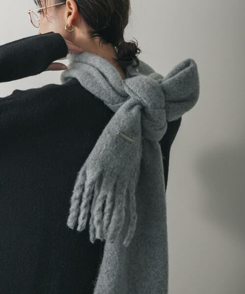 SENSE OF PLACE by URBAN RESEARCH / センスオブプレイス バイ アーバンリサーチ マフラー・ショール・スヌード・ストール | モヘアライクストール | 詳細12