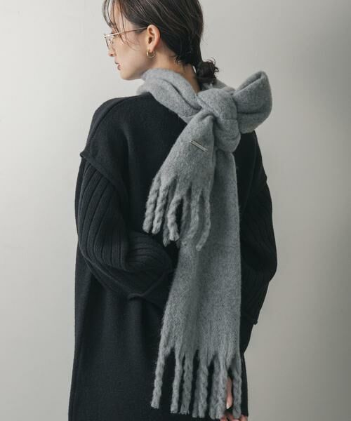 SENSE OF PLACE by URBAN RESEARCH / センスオブプレイス バイ アーバンリサーチ マフラー・ショール・スヌード・ストール | モヘアライクストール | 詳細14