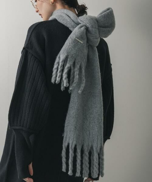 SENSE OF PLACE by URBAN RESEARCH / センスオブプレイス バイ アーバンリサーチ マフラー・ショール・スヌード・ストール | モヘアライクストール | 詳細15