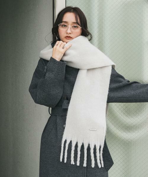SENSE OF PLACE by URBAN RESEARCH / センスオブプレイス バイ アーバンリサーチ マフラー・ショール・スヌード・ストール | モヘアライクストール | 詳細18
