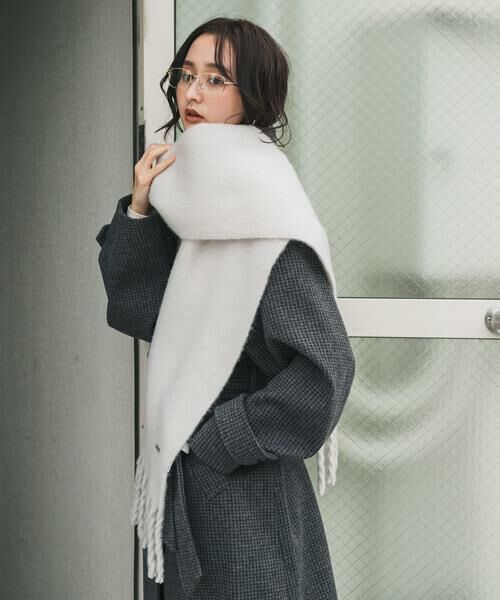 SENSE OF PLACE by URBAN RESEARCH / センスオブプレイス バイ アーバンリサーチ マフラー・ショール・スヌード・ストール | モヘアライクストール | 詳細19