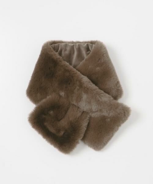 SENSE OF PLACE by URBAN RESEARCH / センスオブプレイス バイ アーバンリサーチ マフラー・ショール・スヌード・ストール | ボリュームエコファーティペット | 詳細3