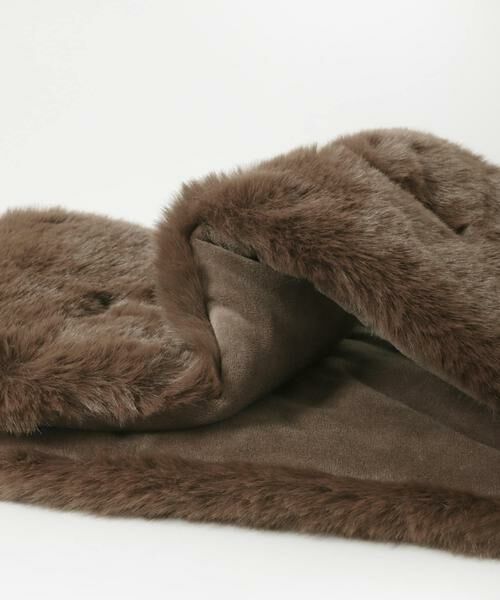 SENSE OF PLACE by URBAN RESEARCH / センスオブプレイス バイ アーバンリサーチ マフラー・ショール・スヌード・ストール | ボリュームエコファーティペット | 詳細4