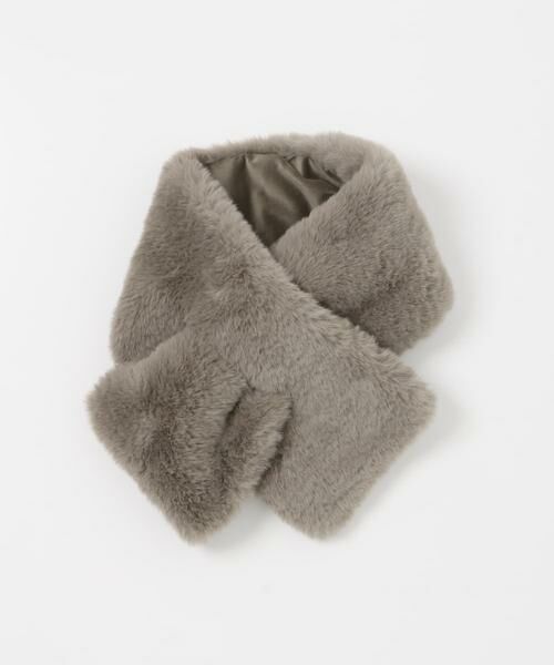 SENSE OF PLACE by URBAN RESEARCH / センスオブプレイス バイ アーバンリサーチ マフラー・ショール・スヌード・ストール | ボリュームエコファーティペット | 詳細16