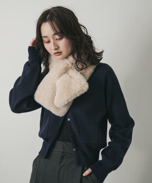 SENSE OF PLACE by URBAN RESEARCH / センスオブプレイス バイ アーバンリサーチ マフラー・ショール・スヌード・ストール | ボリュームエコファーティペット | 詳細23