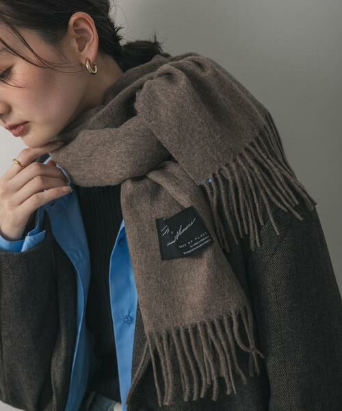 SENSE OF PLACE by URBAN RESEARCH / センスオブプレイス バイ アーバンリサーチ マフラー・ショール・スヌード・ストール | カシミヤミックスウールストール | 詳細1