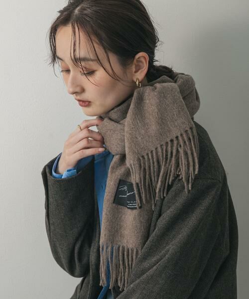 SENSE OF PLACE by URBAN RESEARCH / センスオブプレイス バイ アーバンリサーチ マフラー・ショール・スヌード・ストール | カシミヤミックスウールストール | 詳細2