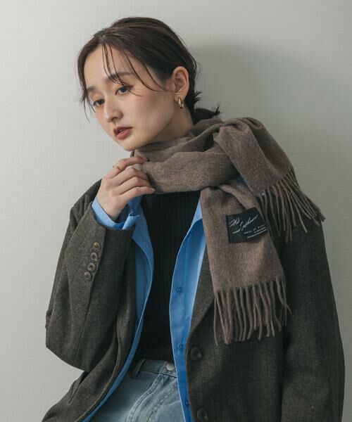 SENSE OF PLACE by URBAN RESEARCH / センスオブプレイス バイ アーバンリサーチ マフラー・ショール・スヌード・ストール | カシミヤミックスウールストール | 詳細5