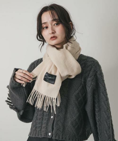 SENSE OF PLACE by URBAN RESEARCH / センスオブプレイス バイ アーバンリサーチ マフラー・ショール・スヌード・ストール | カシミヤミックスウールストール | 詳細11
