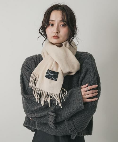 SENSE OF PLACE by URBAN RESEARCH / センスオブプレイス バイ アーバンリサーチ マフラー・ショール・スヌード・ストール | カシミヤミックスウールストール | 詳細17