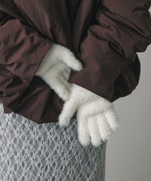 SENSE OF PLACE by URBAN RESEARCH / センスオブプレイス バイ アーバンリサーチ 手袋 | シャギーニットグローブ | 詳細11