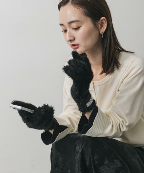 SENSE OF PLACE by URBAN RESEARCH / センスオブプレイス バイ アーバンリサーチ 手袋 | シャギーニットグローブ | 詳細14