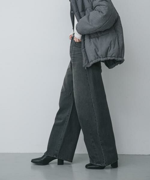 SENSE OF PLACE by URBAN RESEARCH / センスオブプレイス バイ アーバンリサーチ デニムパンツ | カーブデニム(グレー)