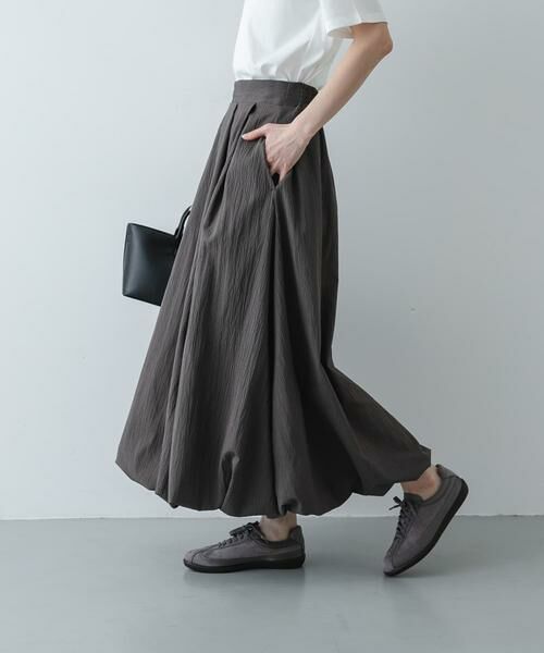 SENSE OF PLACE by URBAN RESEARCH / センスオブプレイス バイ アーバンリサーチ スカート | バルーンスカート（チャコールグレー）
