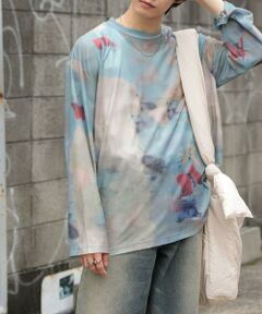 SENSE OF PLACE by URBAN RESEARCH / センスオブプレイス バイ アーバンリサーチ Tシャツ | マーブルシアールーズロングTシャツ