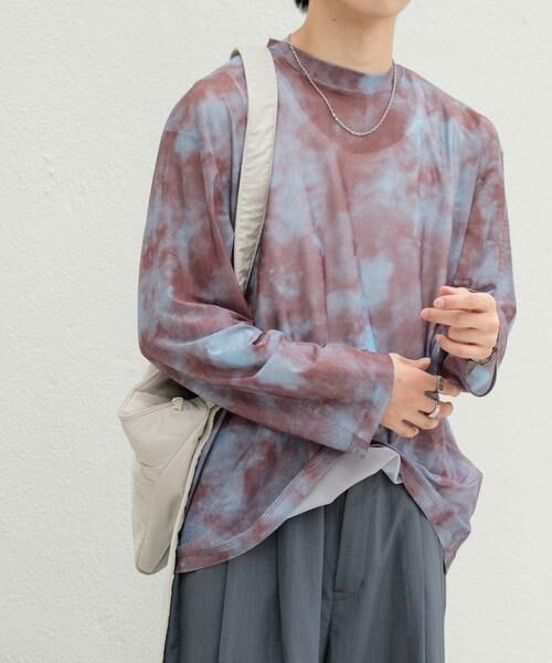 SENSE OF PLACE by URBAN RESEARCH / センスオブプレイス バイ アーバンリサーチ Tシャツ | マーブルシアールーズロングTシャツ | 詳細3