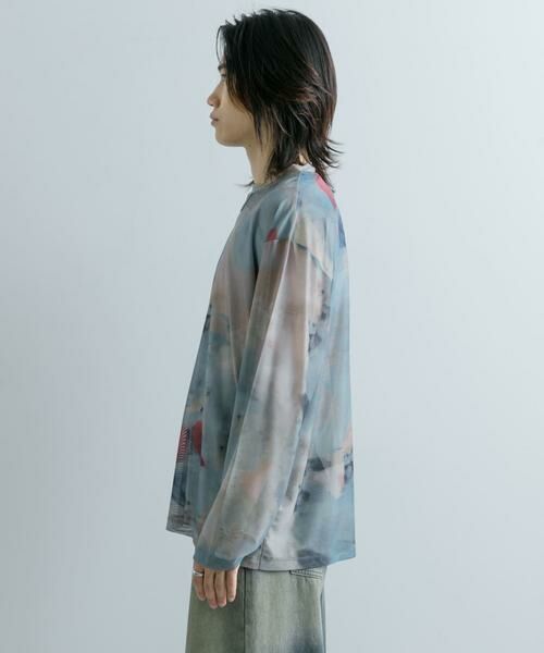 SENSE OF PLACE by URBAN RESEARCH / センスオブプレイス バイ アーバンリサーチ Tシャツ | マーブルシアールーズロングTシャツ | 詳細27