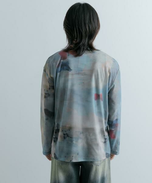 SENSE OF PLACE by URBAN RESEARCH / センスオブプレイス バイ アーバンリサーチ Tシャツ | マーブルシアールーズロングTシャツ | 詳細28