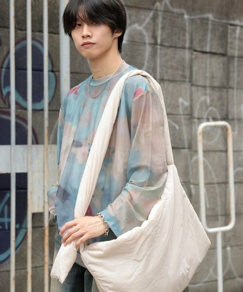 SENSE OF PLACE by URBAN RESEARCH / センスオブプレイス バイ アーバンリサーチ Tシャツ | マーブルシアールーズロングTシャツ | 詳細15