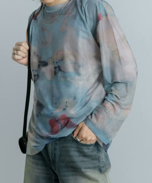 SENSE OF PLACE by URBAN RESEARCH / センスオブプレイス バイ アーバンリサーチ Tシャツ | マーブルシアールーズロングTシャツ | 詳細19