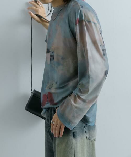 SENSE OF PLACE by URBAN RESEARCH / センスオブプレイス バイ アーバンリサーチ Tシャツ | マーブルシアールーズロングTシャツ | 詳細20