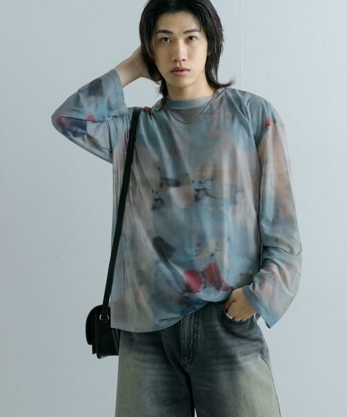 SENSE OF PLACE by URBAN RESEARCH / センスオブプレイス バイ アーバンリサーチ Tシャツ | マーブルシアールーズロングTシャツ | 詳細21