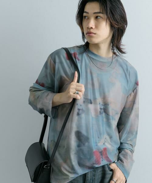 SENSE OF PLACE by URBAN RESEARCH / センスオブプレイス バイ アーバンリサーチ Tシャツ | マーブルシアールーズロングTシャツ | 詳細22