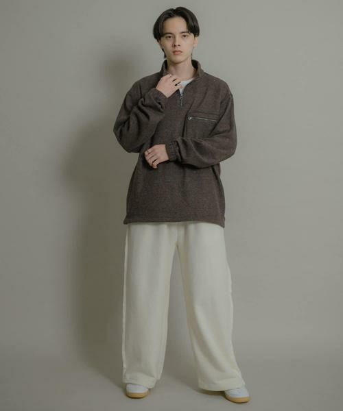SENSE OF PLACE by URBAN RESEARCH / センスオブプレイス バイ アーバンリサーチ Tシャツ | ウールジャージハーフZIP | 詳細5