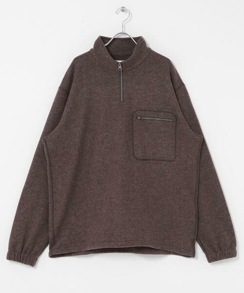 SENSE OF PLACE by URBAN RESEARCH / センスオブプレイス バイ アーバンリサーチ Tシャツ | ウールジャージハーフZIP | 詳細7