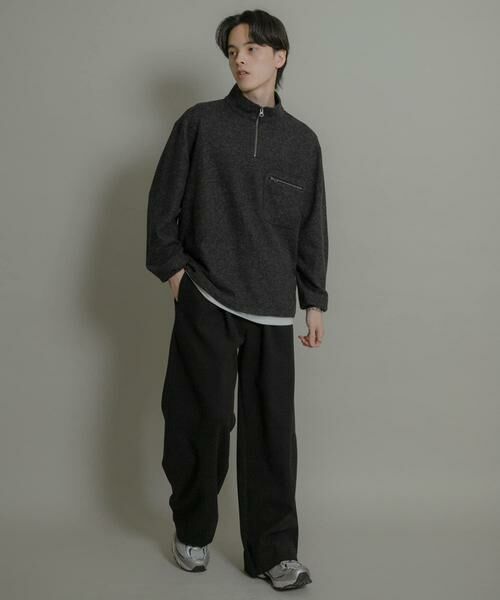 SENSE OF PLACE by URBAN RESEARCH / センスオブプレイス バイ アーバンリサーチ Tシャツ | ウールジャージハーフZIP | 詳細12