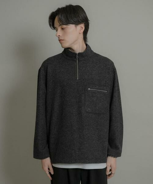 SENSE OF PLACE by URBAN RESEARCH / センスオブプレイス バイ アーバンリサーチ Tシャツ | ウールジャージハーフZIP | 詳細14