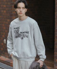 SENSE OF PLACE by URBAN RESEARCH / センスオブプレイス バイ アーバンリサーチ スウェット | Dog graphic crew-neck Sweat