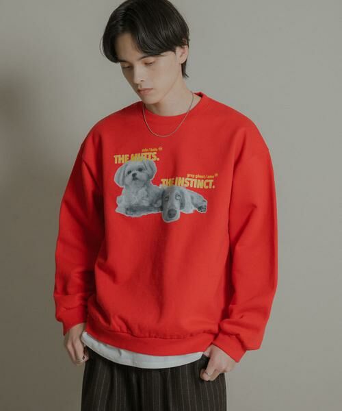 SENSE OF PLACE by URBAN RESEARCH / センスオブプレイス バイ アーバンリサーチ スウェット | Dog graphic crew-neck Sweat | 詳細2