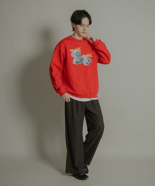 SENSE OF PLACE by URBAN RESEARCH / センスオブプレイス バイ アーバンリサーチ スウェット | Dog graphic crew-neck Sweat | 詳細6