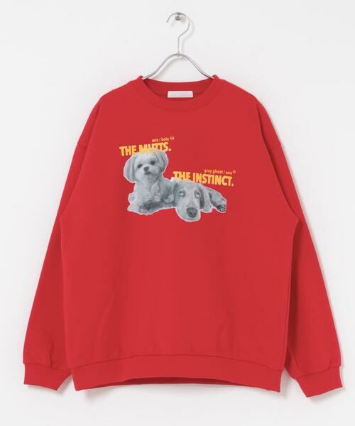 SENSE OF PLACE by URBAN RESEARCH / センスオブプレイス バイ アーバンリサーチ スウェット | Dog graphic crew-neck Sweat | 詳細7