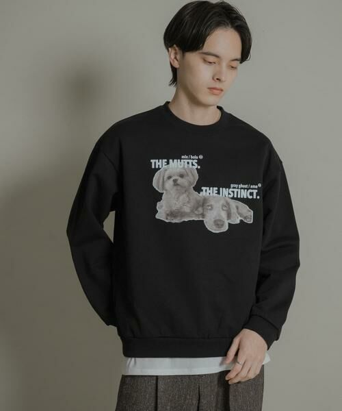 SENSE OF PLACE by URBAN RESEARCH / センスオブプレイス バイ アーバンリサーチ スウェット | Dog graphic crew-neck Sweat | 詳細16