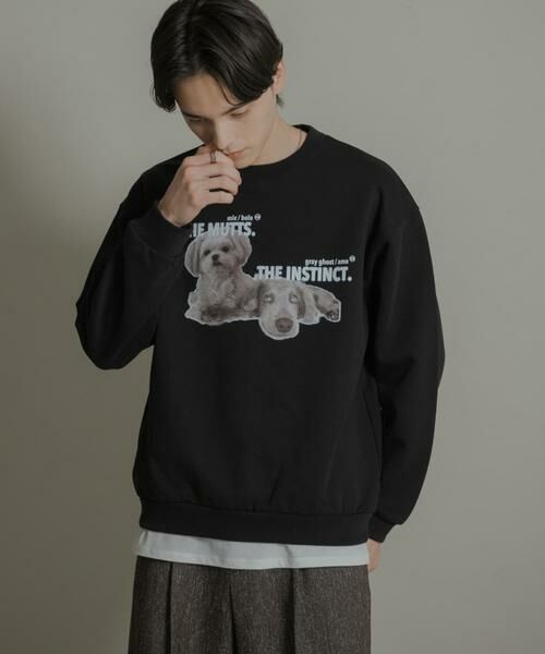SENSE OF PLACE by URBAN RESEARCH / センスオブプレイス バイ アーバンリサーチ スウェット | Dog graphic crew-neck Sweat | 詳細17