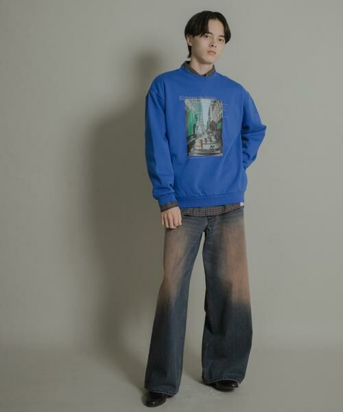 SENSE OF PLACE by URBAN RESEARCH / センスオブプレイス バイ アーバンリサーチ スウェット | City graphic crew-neck Sweat | 詳細3