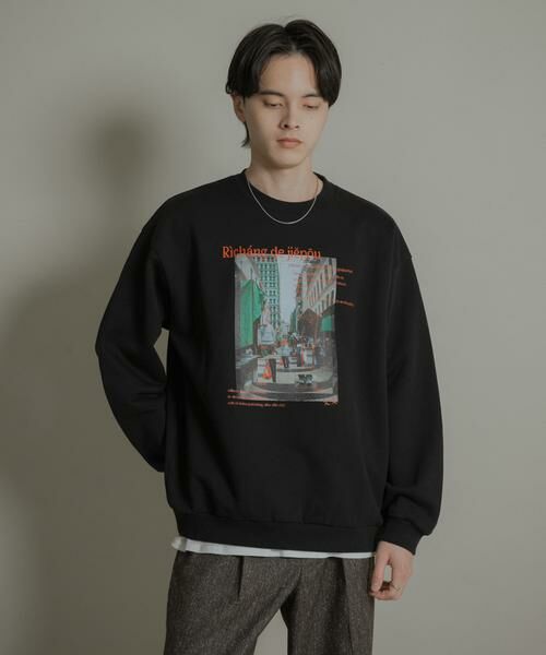 SENSE OF PLACE by URBAN RESEARCH / センスオブプレイス バイ アーバンリサーチ スウェット | City graphic crew-neck Sweat | 詳細14